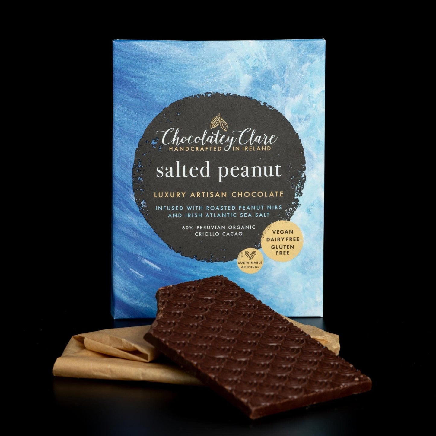 Artist Edition Salted Peanut Chocolate Bar Chocolatey Clare