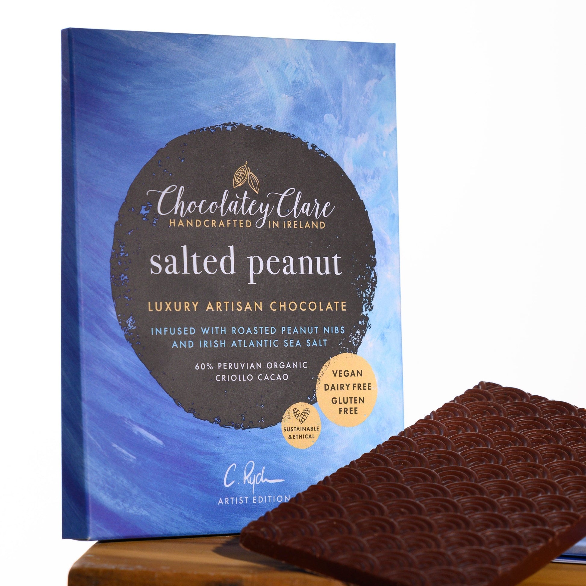 Artist Edition Salted Peanut Chocolate Bar Chocolatey Clare